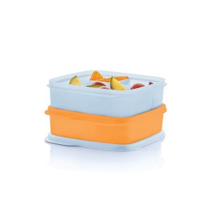 Tupperware Eco+ Lunch-it Containers White / Orange | 827RBVOXF