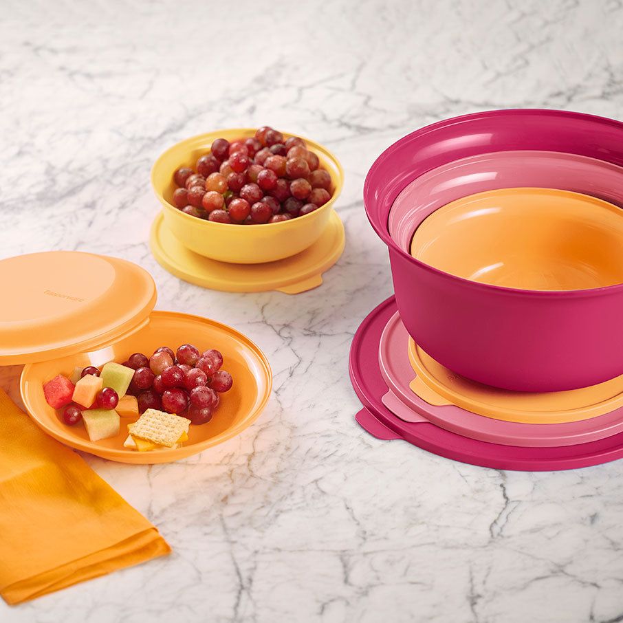 Tupperware Aloha Home Serving Collection Orange | 754FGHBCR