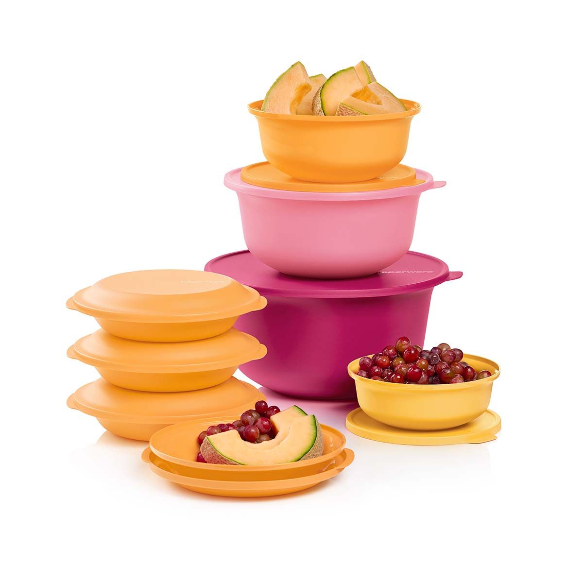 Tupperware Aloha Home Serving Collection Orange | 754FGHBCR