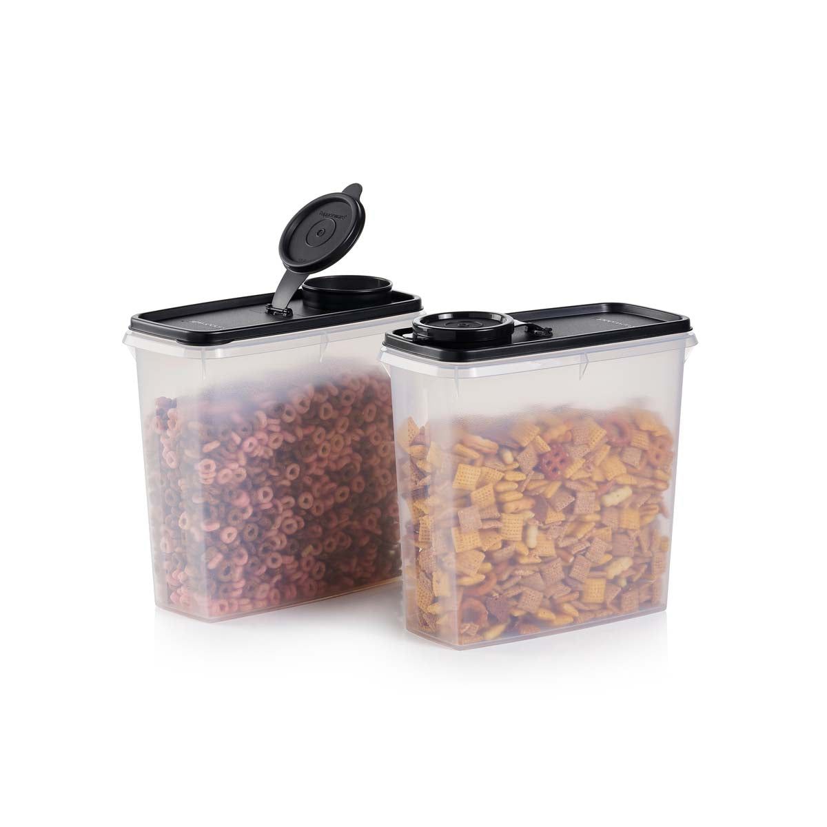 Tupperware Cereal Storers Black | 039TEHNZO