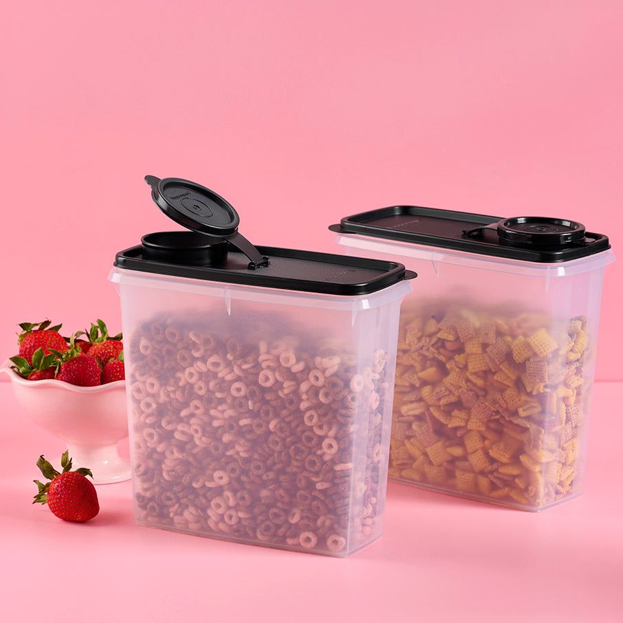 Tupperware Cereal Storers Black | 039TEHNZO