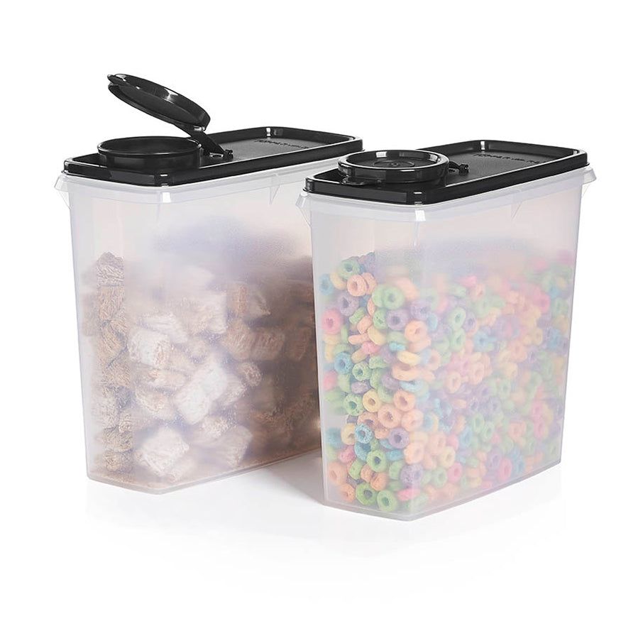 Tupperware Cereal Storers Black | 039TEHNZO