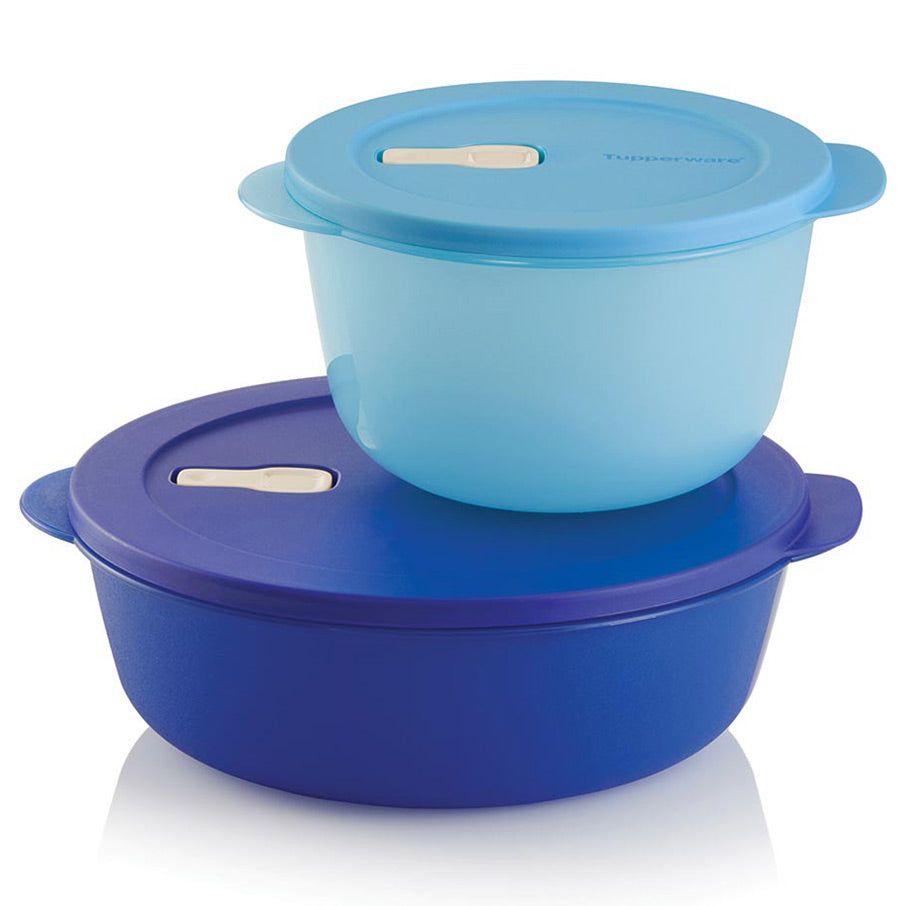 Tupperware Crystalwave 2-pc. Set Blue | 096UNLDQX