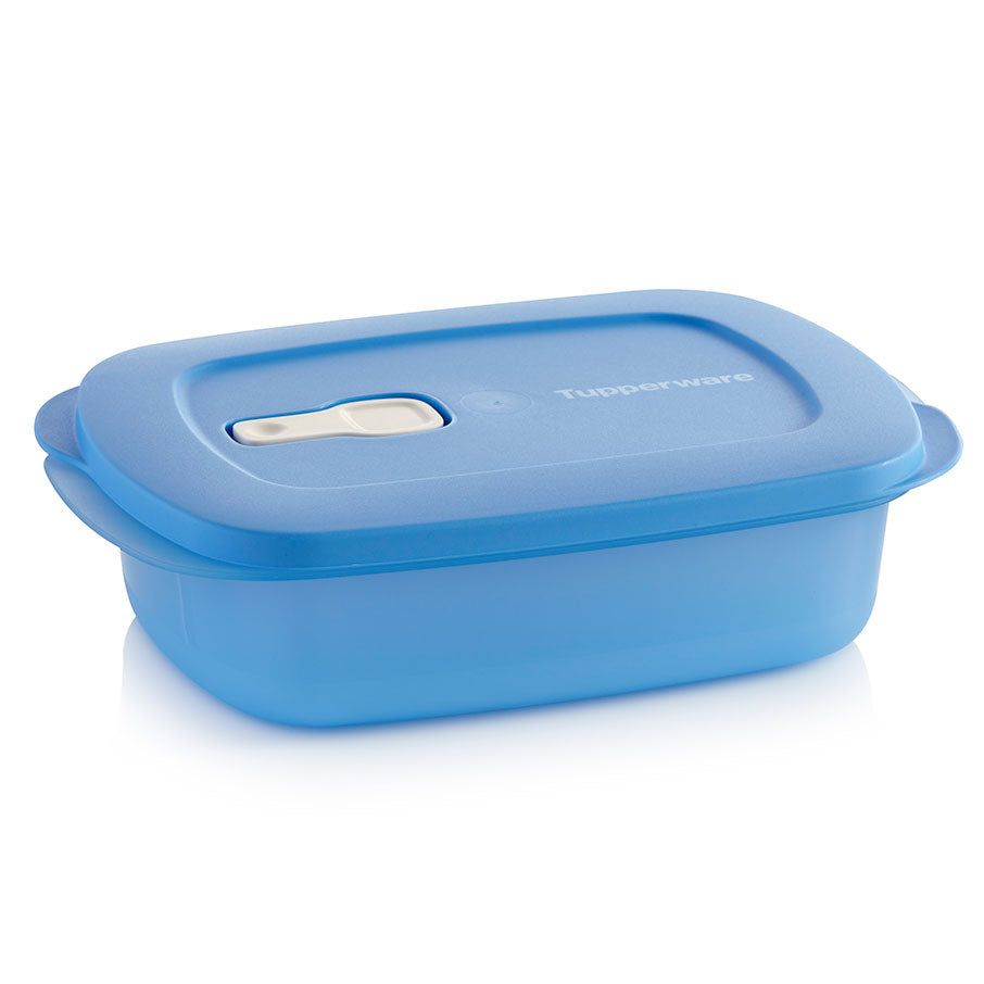 Tupperware Crystalwave Plus 4-cup/1 L Rectangular Cobalt | 620JQTXGH