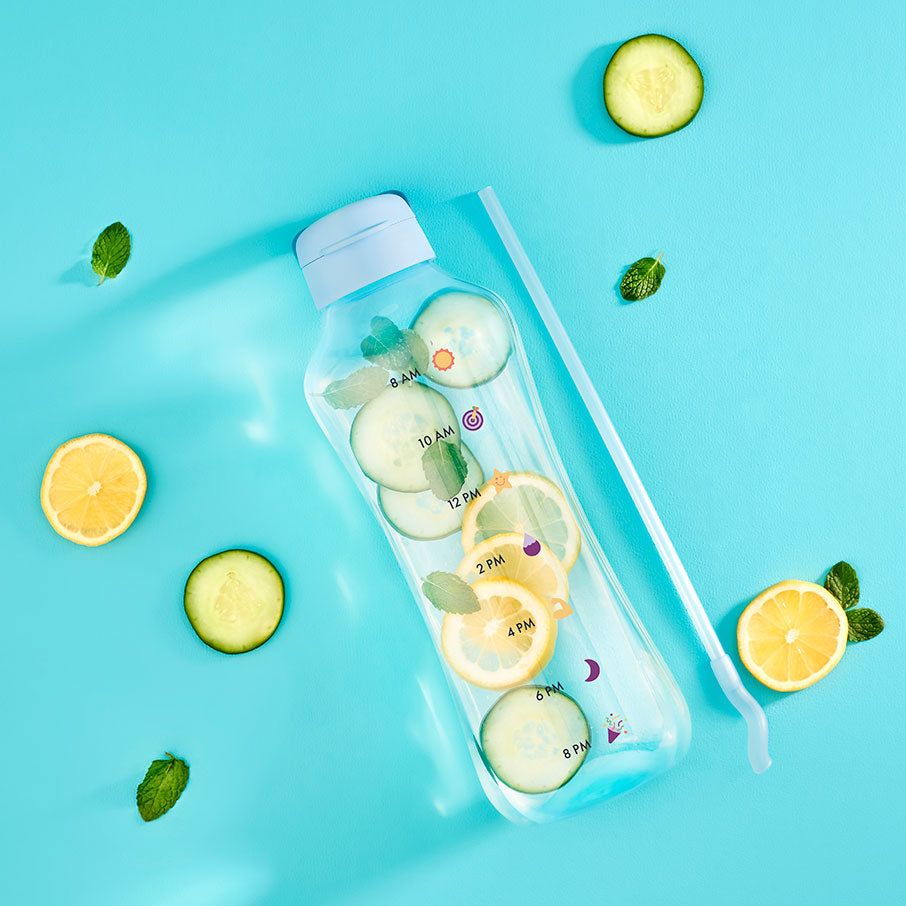 Tupperware Eco+ Aquavibe Bottle White | 068NWEQOR