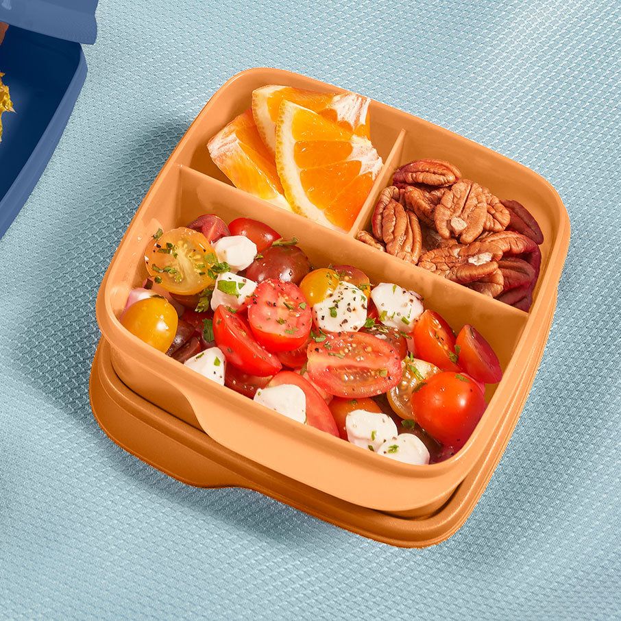 Tupperware Eco+ Lunch-it Containers White / Orange | 827RBVOXF