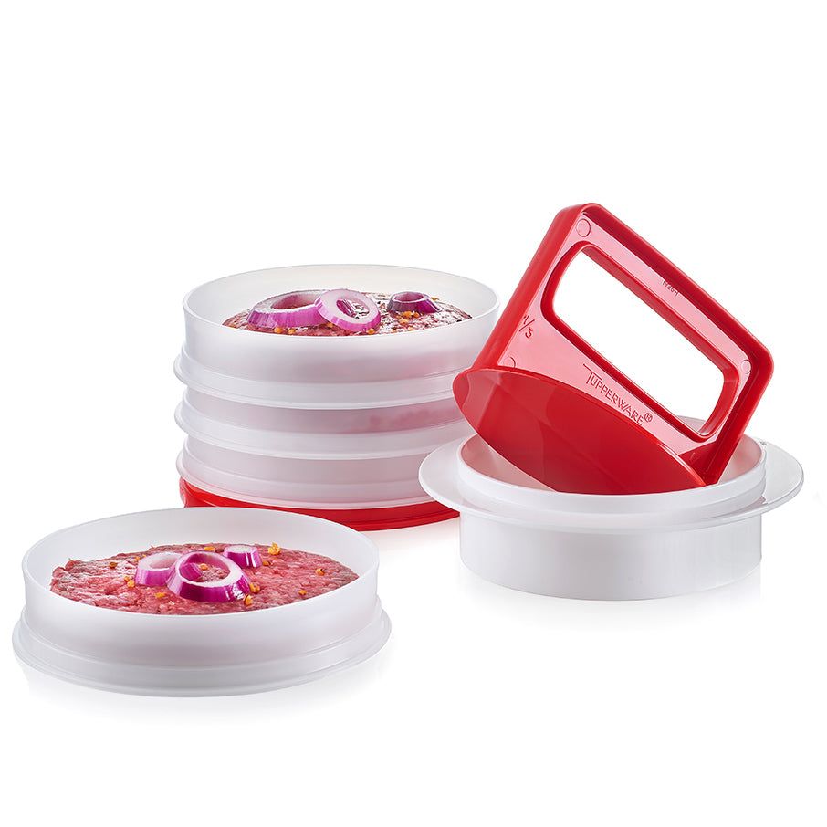 Tupperware Hamburger Press & Keepers Set | 209KMVQBG