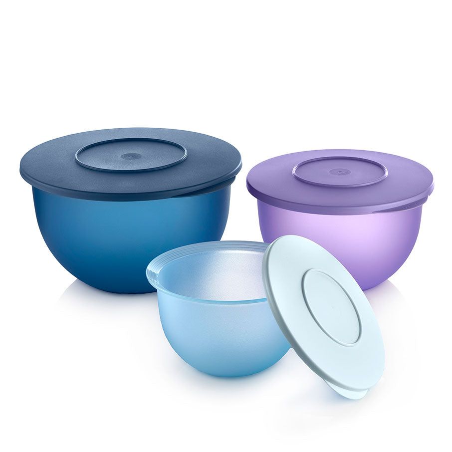 Tupperware Impressions Classic Bowl Set White | 674TQRVPU