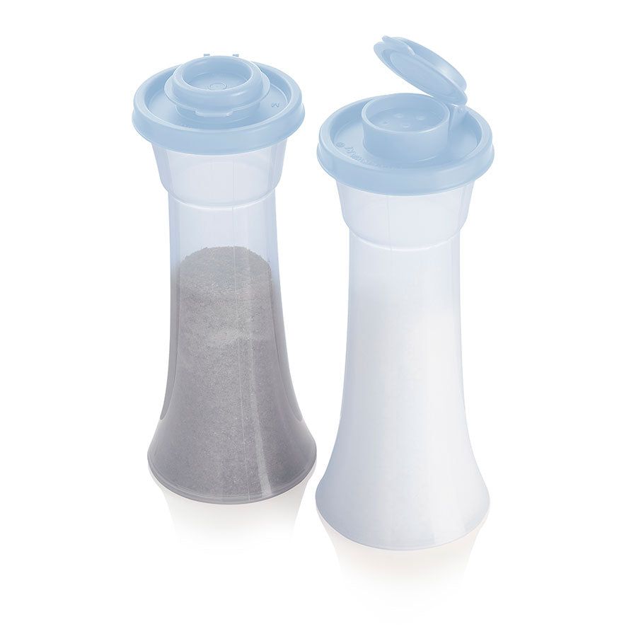 Tupperware Large Hourglass Salt And Pepper Shakers White | 890AIQUXM