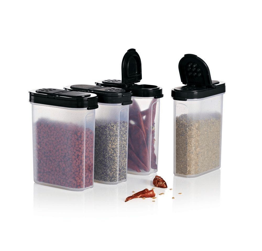 Tupperware Large Spice Shakers Black | 672SPBYLC