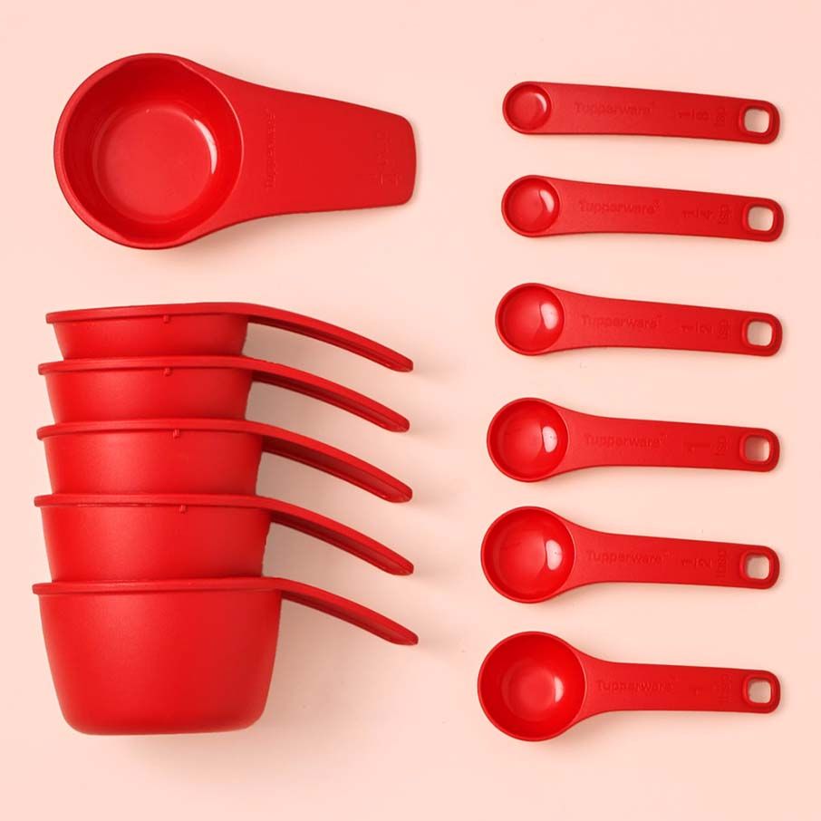 Tupperware Measuring Mates Set Chili | 308ZTPQMU