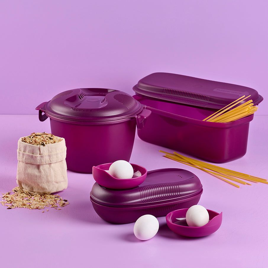 Tupperware Microwave Magic Set Purple Cabbage | 061NAIVGQ