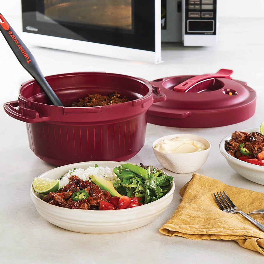 Tupperware Microwave Pressure Cooker Bordeaux | 754XQPYMU