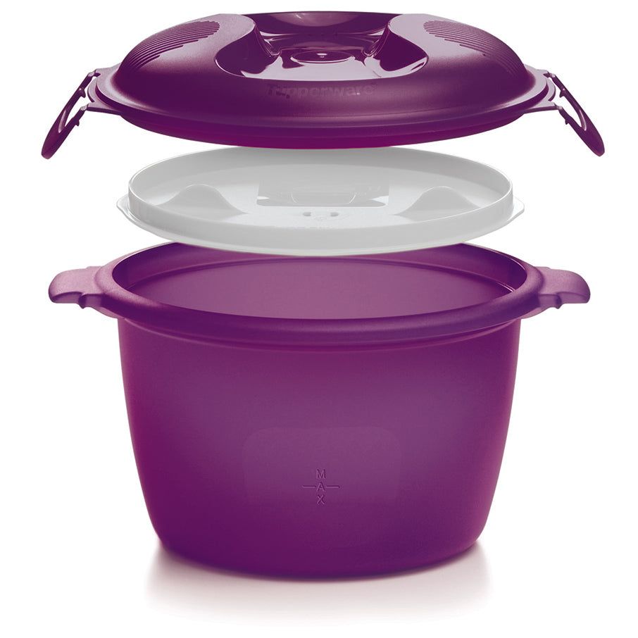 Tupperware Microwave Rice Maker Purple Cabbage | 097JDYZEX