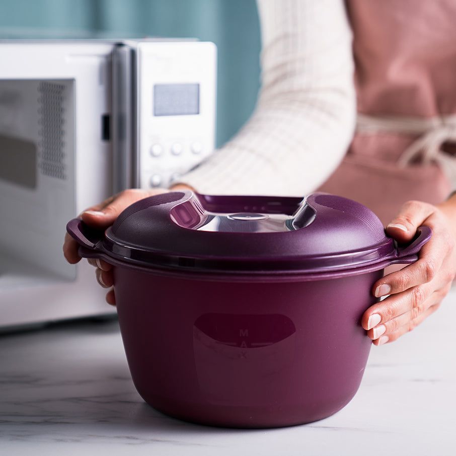 Tupperware Microwave Rice Maker Purple Cabbage | 097JDYZEX