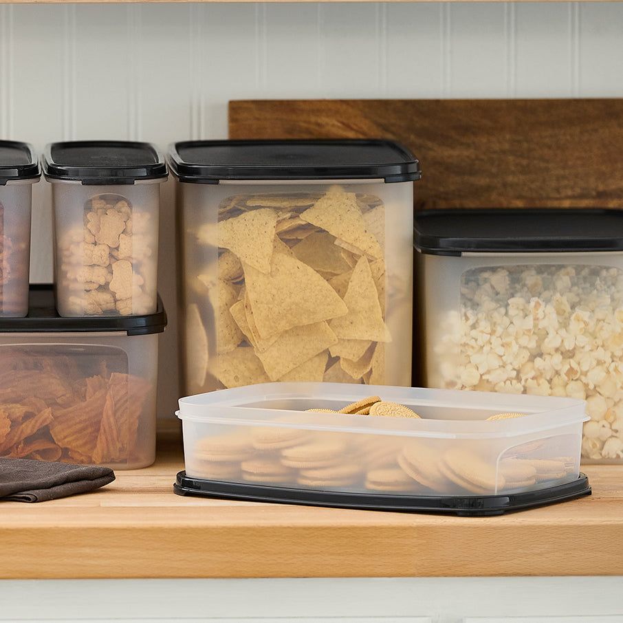 Tupperware Modular Mates Rectangular 1 Black | 231IKDFHW