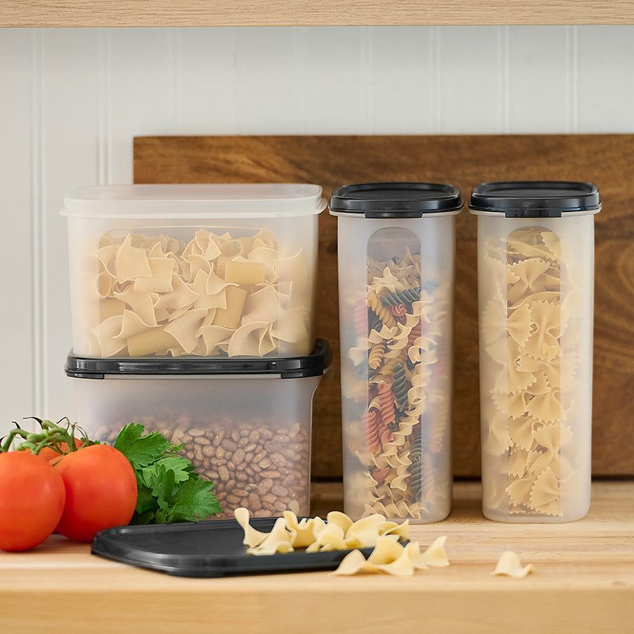 Tupperware Modular Mates Square 2 Black | 670HNJYGF