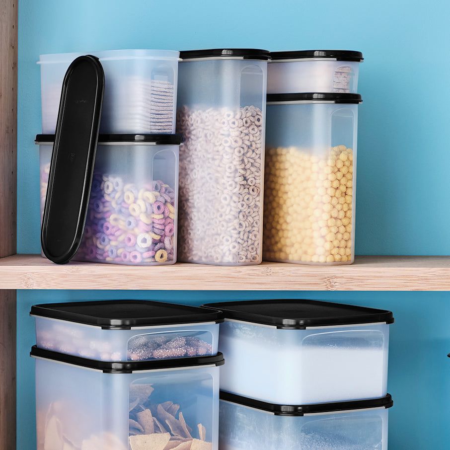 Tupperware Modular Mates Super Oval 5 Black | 371BLZDOI