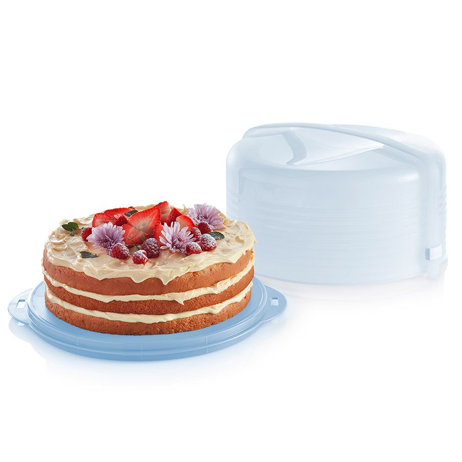 Tupperware Round Cake Taker White | 509AMIBUN