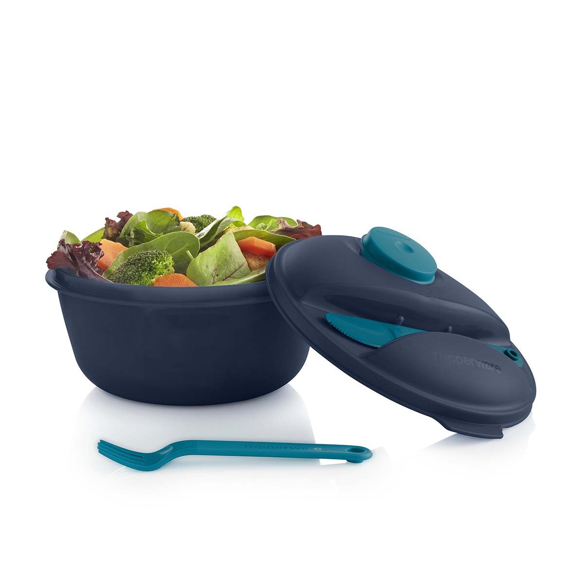 Tupperware Salad On The Go Set Peacock | 031AIQEYJ