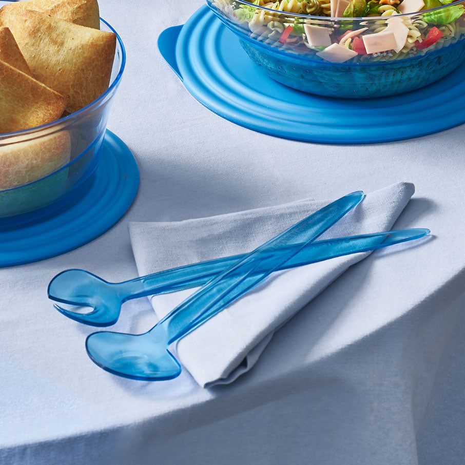 Tupperware Sheerly Elegant Serving Spoons Azure | 561SOGLFX