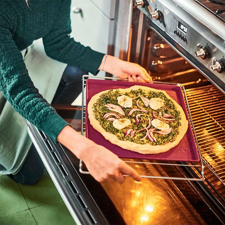 Tupperware Silicone Baking Sheet With Rim Purple Cabbage | 451QWJFEK