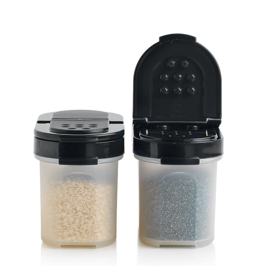 Tupperware Small Spice Shakers Black | 064QTUKCM