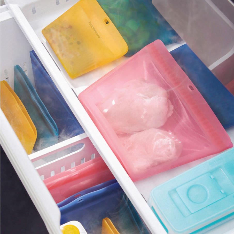 Tupperware The Ultimate Silicone Stand-up Bag Set | 417HXBLIQ