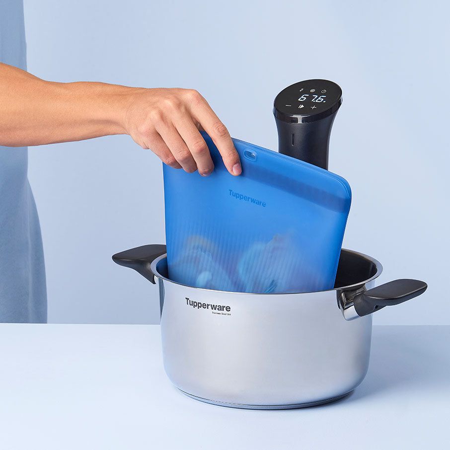 Tupperware The Ultimate Silicone Stand-up Bag Set | 417HXBLIQ