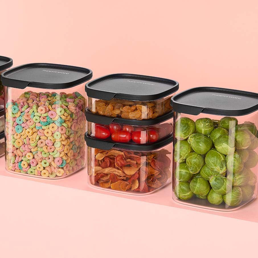 Tupperware Ultra Clear Square 5-pc. Set Cosmos | 907OKDZBI