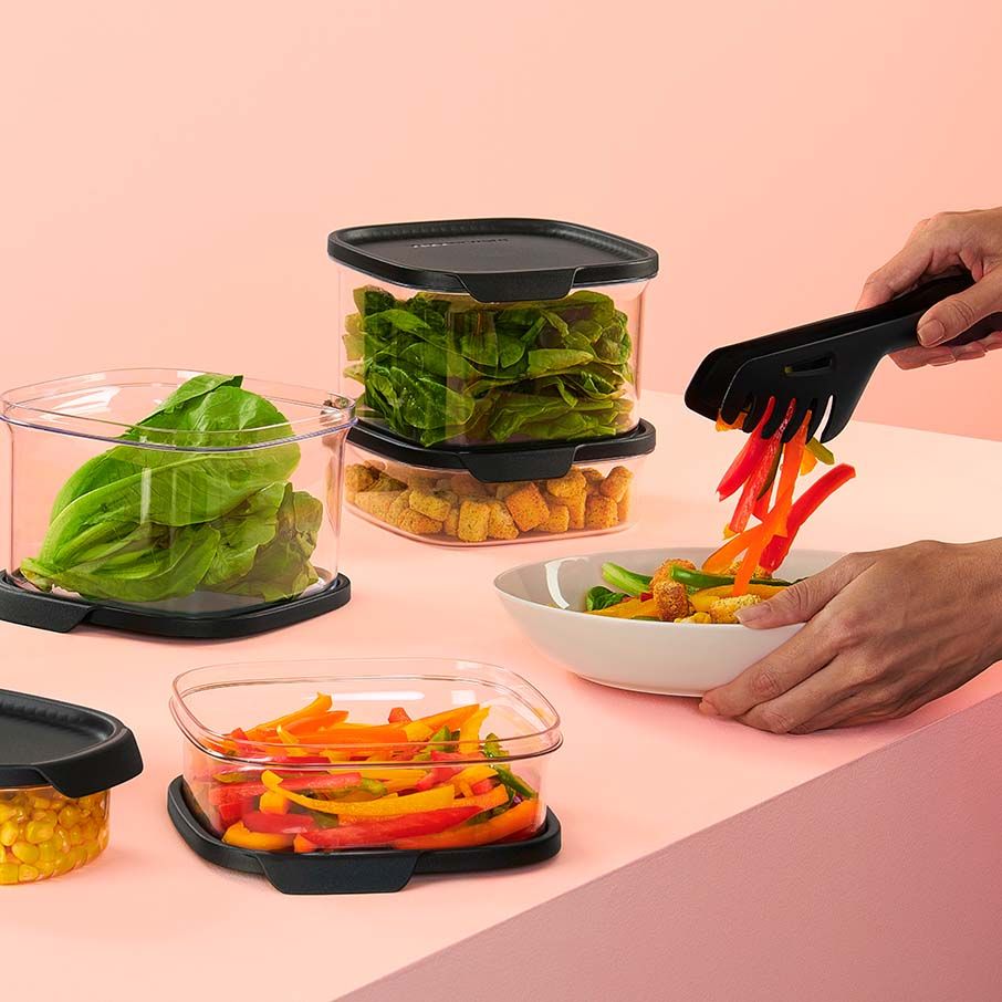 Tupperware Ultra Clear Square 5-pc. Set Cosmos | 907OKDZBI