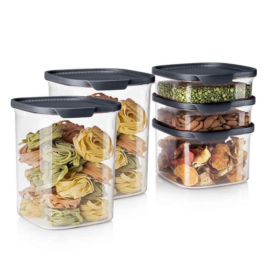 Tupperware Ultra Clear Square 5-pc. Set Cosmos | 907OKDZBI