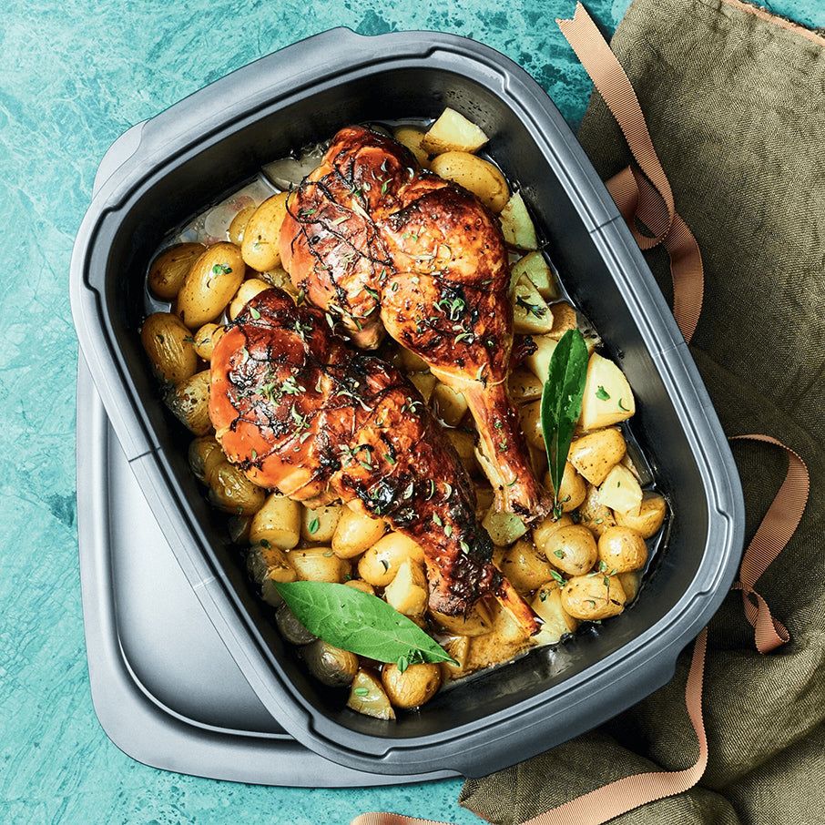 Tupperware Ultrapro 6-qt./5.7 L Roasting Pan With Cover | 745XVGQIH