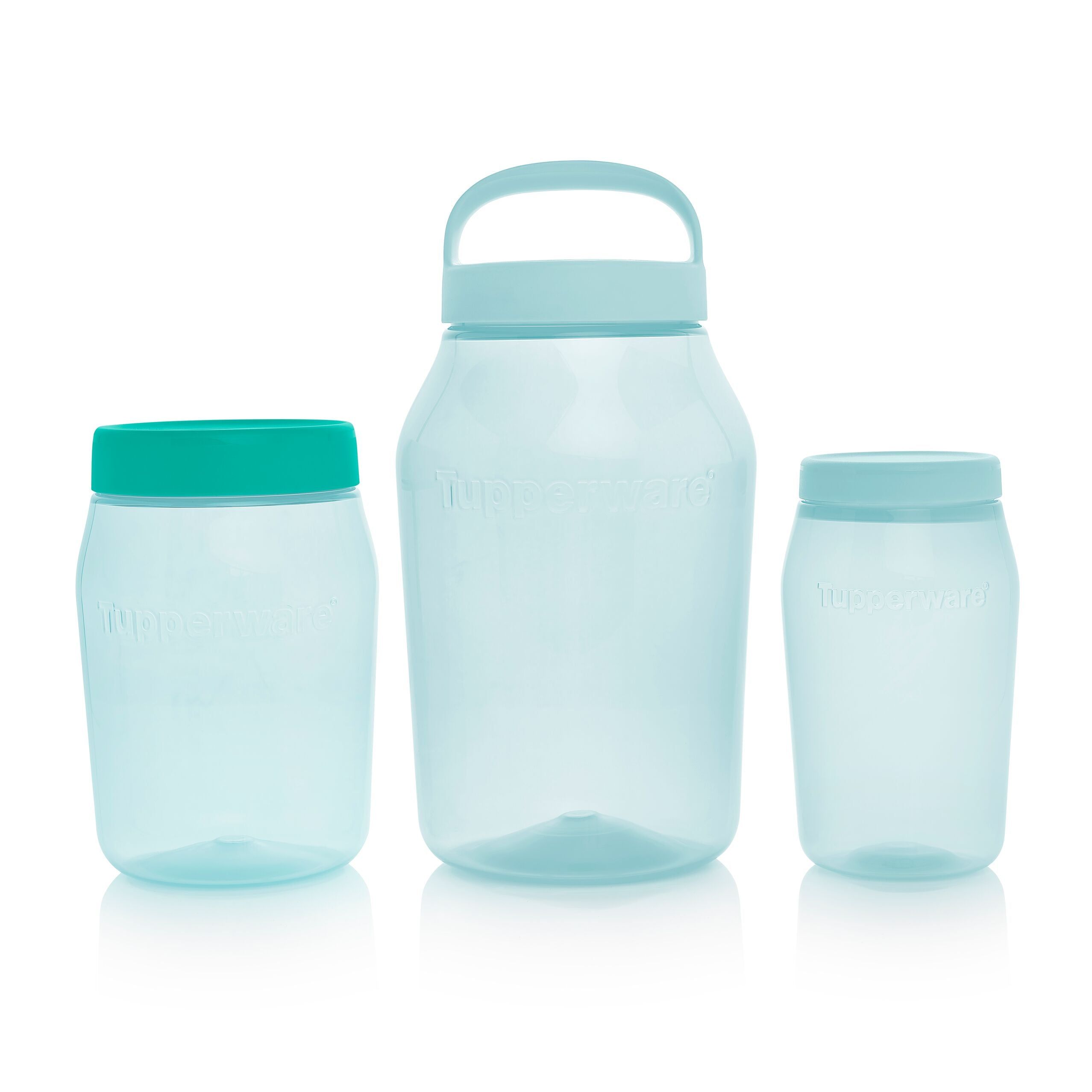 Tupperware Universal Jar 1.5-qt/1.5l With Simple Cover Turquoise | 421TJUDIK