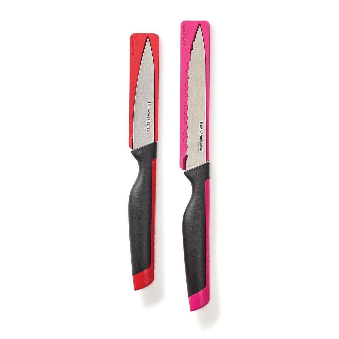 Tupperware Universal Series Utility And Serrated Knife Set | 038PSXOVY