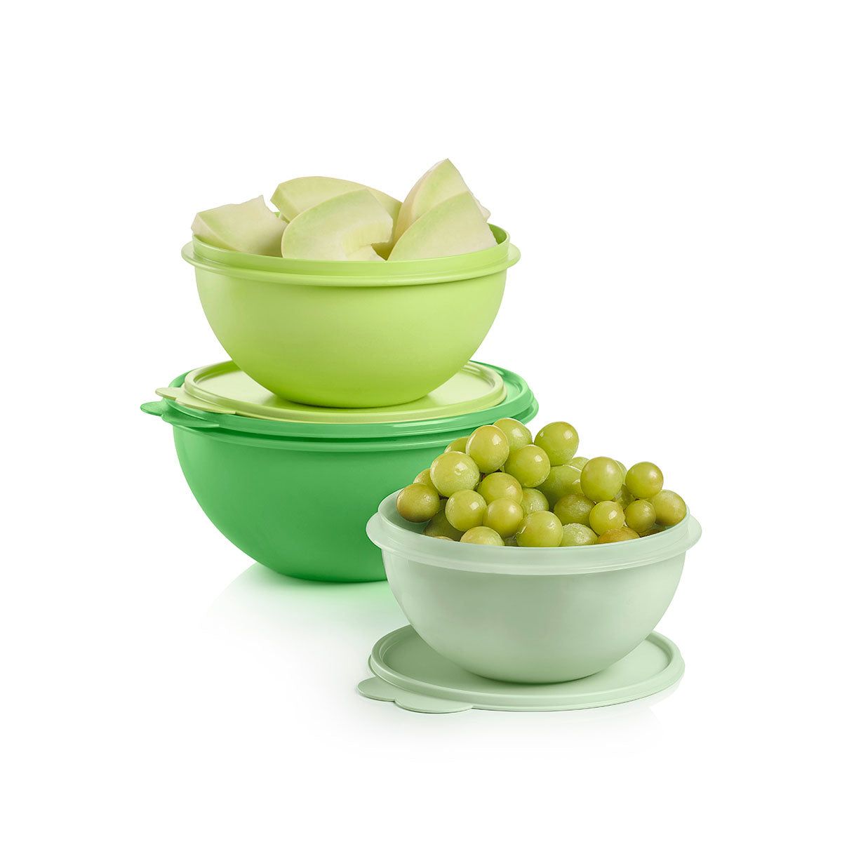 Tupperware Wonderlier 3-pc Set Green | 384DFMGKJ