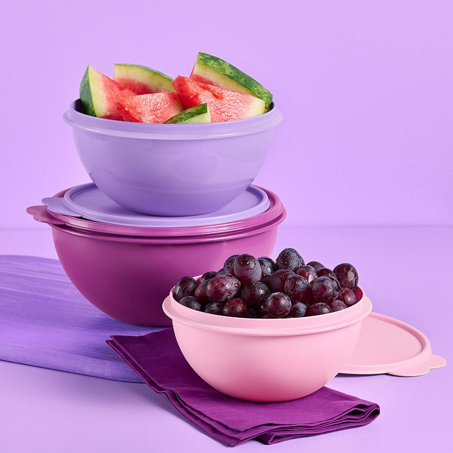 Tupperware Wonderlier 3-pc Set Purple | 326RELQPJ