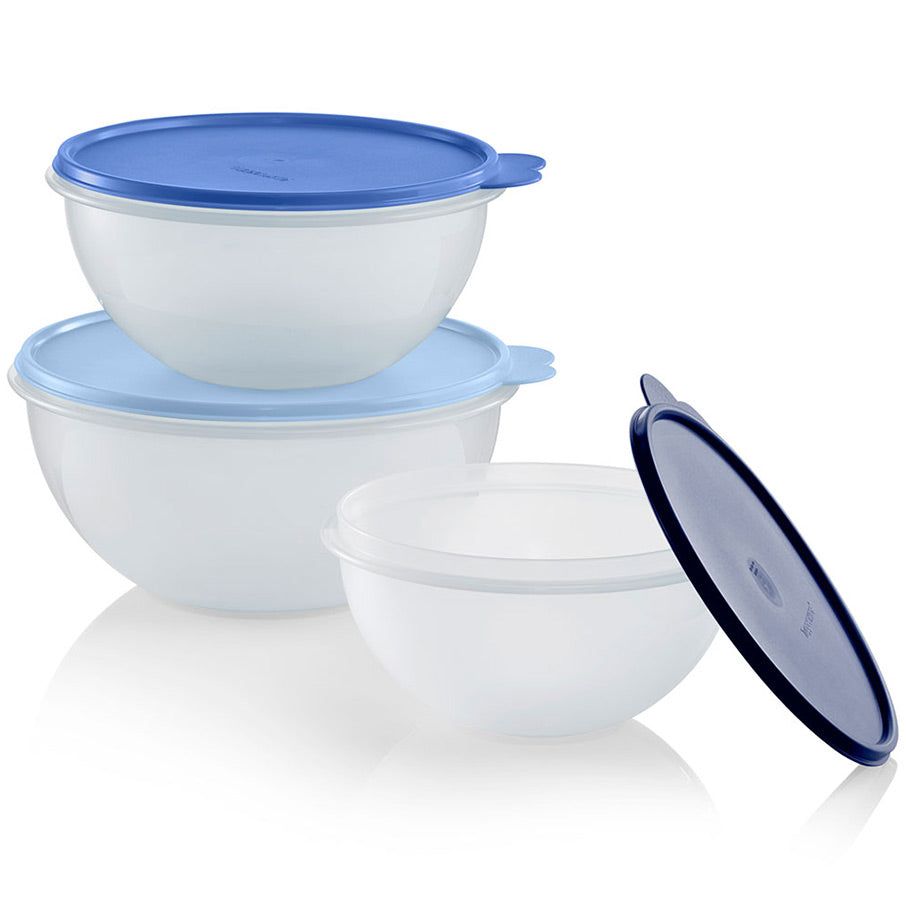 Tupperware Wonderlier Bowl 3-pc. Set sIce Cube | 417EOXPCT